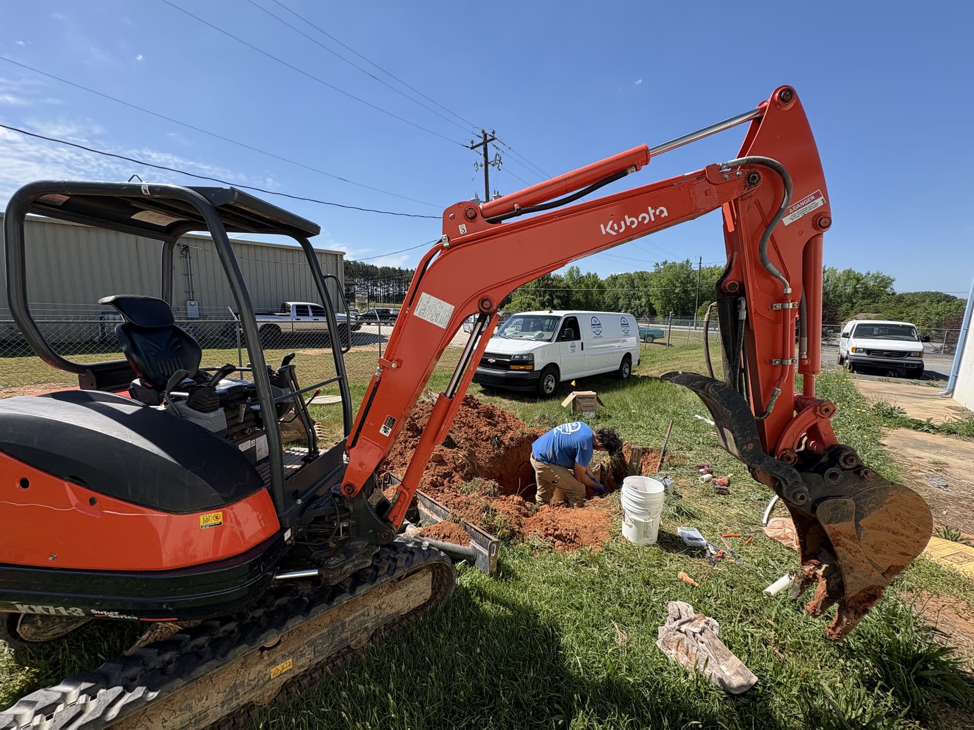 Gallery photos for Commercial Sewage Backup Fixed with Full Pump System Replacement: Image #2