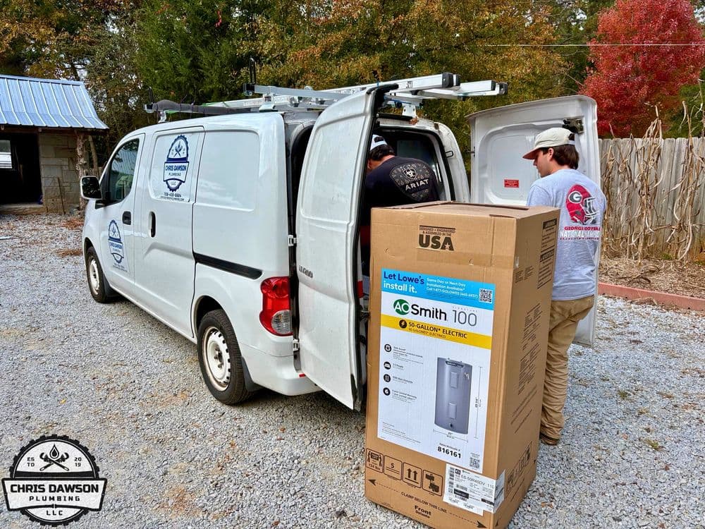 Quick Water Heater Replacement in Elberton image