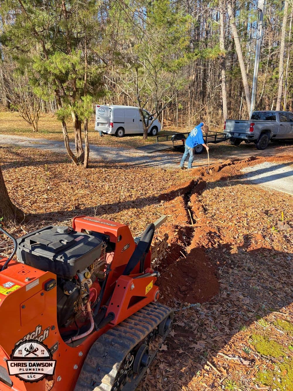 Efficient Water Service Installation by Chris Dawson Plumbing in Elberton GA